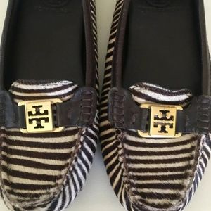 TORY BURCH Moccasin/Driving loafer Pony Calf hair